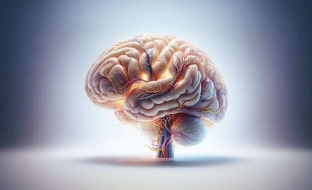 A diagram showing key brain regions and how they relate to cognitive functions.